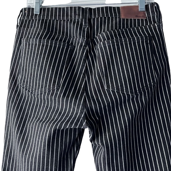 Madewell 9” High Riser Skinny Railroad Stripe Limited Edition Jeans 29 - Picture 8 of 13